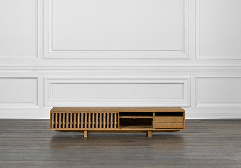 電視櫃, Air Division 新加坡獲獎實木家具, 極簡設計家具 Telegramme 電視櫃-14