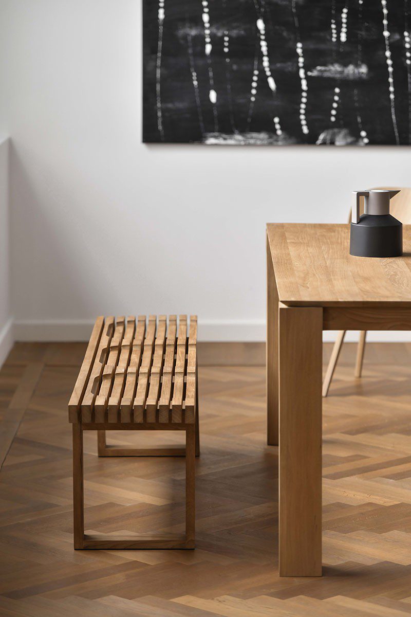 長凳, Air Division 新加坡獲獎實木家具, 極簡設計家具 Sink 椅凳-12