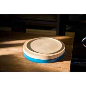 Mountain 竹製餐具 天然手工竹製圓形托盤-26