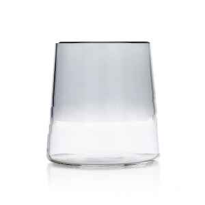 Ichendorf 米蘭設計玻璃製品 LIGHT多彩酒杯-煙燻灰/透明-18