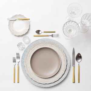 Herdmar 葡萄牙百年餐具 Vintage點心匙-復古金握把-24