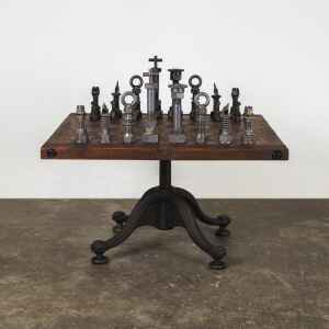 收藏 | 玩具 | 小物, District 8 摩登工業復古家具, 工業風家具 西洋棋桌-35