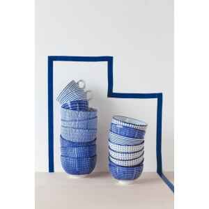 米其林餐瓷 Feeling手繪藍白釉彩中式餐碗-25