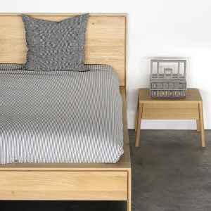 床頭櫃, 比利時原木實木家具｜Ethnicraft, 極簡設計家具 Air 北歐設計抽屜床頭櫃-33