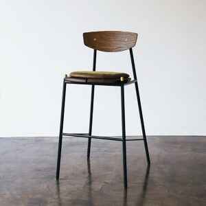 吧台, District 8 摩登工業復古家具, 工業風家具 Kink 栗黑橡木皮革吧台椅-38