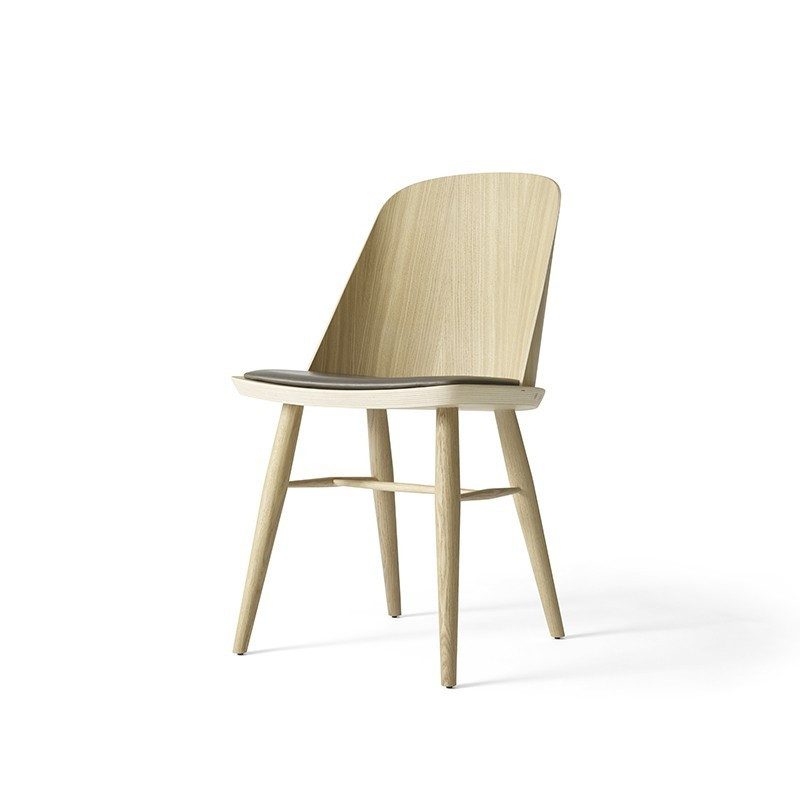 餐椅, 書桌椅, 當代設計家具, Menu Synnes 橡木皮革單椅-10