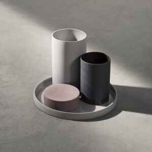 Menu Cylindrical 陶瓷置物盒（裸棕）-19