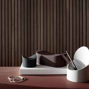 Menu Phold 柔軟置物盒（長、麻灰）-20