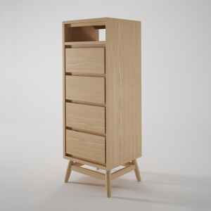 Twist 斯堪地雅趣四抽屜收納斗櫃