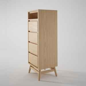 Twist 斯堪地雅趣四抽屜收納斗櫃