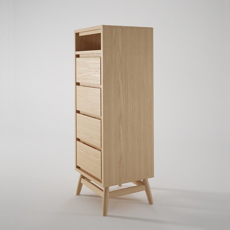 睡個好覺吧！Have a Sweet Dream, 斗櫃, Karpenter 義大利設計家具, 極簡設計家具, 北歐家具 | Vintage Twist 斯堪地雅趣四抽屜收納斗櫃-10