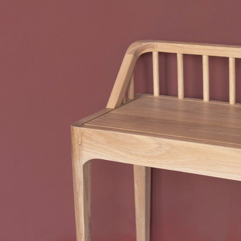 玄關, 長凳, 比利時原木實木家具｜Ethnicraft, 極簡設計家具 Spindle 長凳-12