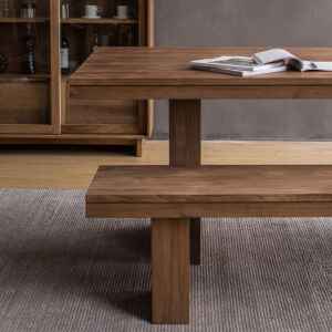 玄關, 長凳, 書桌椅, 比利時原木實木家具｜Ethnicraft, 極簡設計家具 Double 長凳-23
