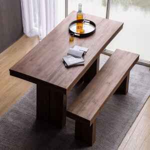 玄關, 長凳, 書桌椅, 比利時原木實木家具｜Ethnicraft, 極簡設計家具 Double 長凳-22