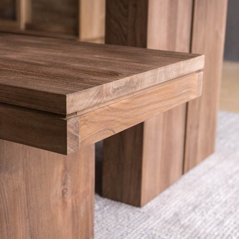 玄關, 長凳, 書桌椅, 比利時原木實木家具｜Ethnicraft, 極簡設計家具 Double 長凳-16