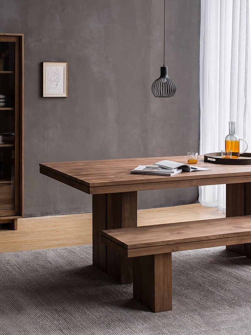 玄關, 長凳, 書桌椅, 比利時原木實木家具｜Ethnicraft, 極簡設計家具 Double 長凳-12