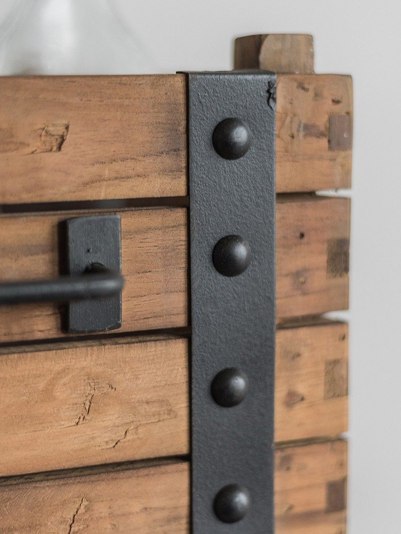 收藏 | 玩具 | 小物, dBodhi 工業風家具, 靈魂老柚木家具, 工業風家具 Dolly 深置物木箱-15