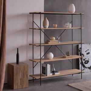 高櫃, 書架書櫃, 比利時原木實木家具｜Ethnicraft, 極簡設計家具 Rise 橡木層架-45