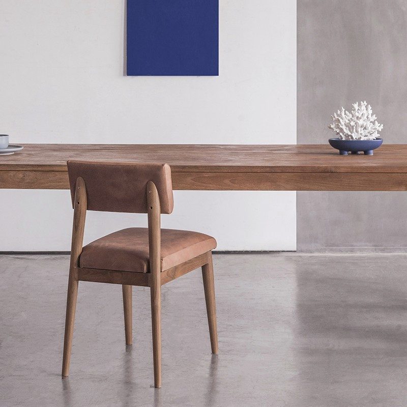 餐椅, 書桌椅, Karpenter 義大利設計家具, 北歐家具 | Vintage Vintage 斯堪地經典植鞣皮革餐椅-11