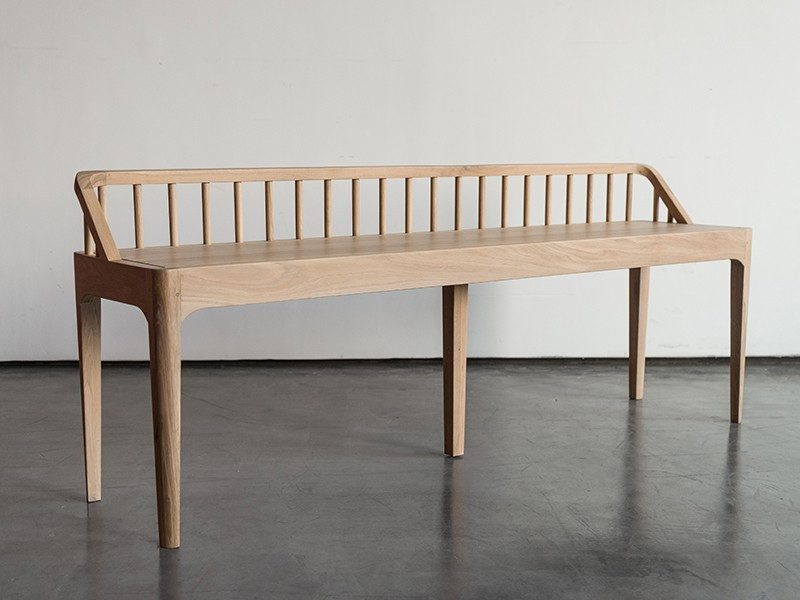 玄關, 長凳, 比利時原木實木家具｜Ethnicraft, 極簡設計家具 Spindle 長凳-14