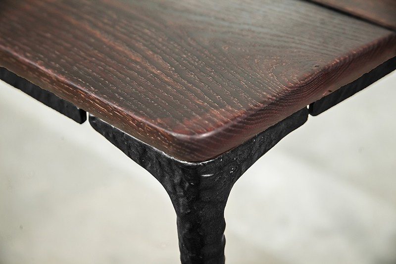 玄關, 長凳, Square Roots 英國設計家具, 工業風家具 Kulu 焦燻橡木長凳-11