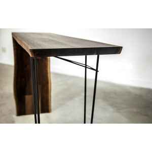 實木書桌, Square Roots 英國設計家具, 工業風家具 Flo 焦燻橡木一抽書桌-41