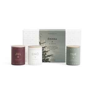 SKANDINAVISK 丹麥香氛 ÖNSKA 耶誕星願 迷你香氛蠟燭組-29