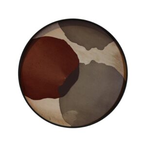 收藏 | 玩具 | 小物, 比利時原木實木家具｜Ethnicraft, 當代設計家具, Notre Monde 美國輕奢家飾 雨落古箋酒紅玻璃托盤-33