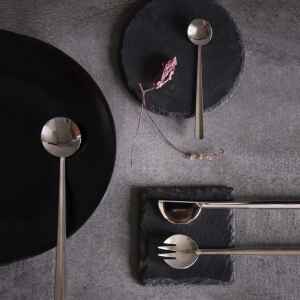 Herdmar 葡萄牙百年餐具 Nagasaki 四件式餐具禮盒 (鏡面銀)-15