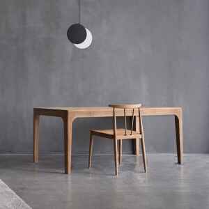 實木餐桌, 實木書桌, Air Division 新加坡獲獎實木家具, 極簡設計家具 Curve 餐桌-27