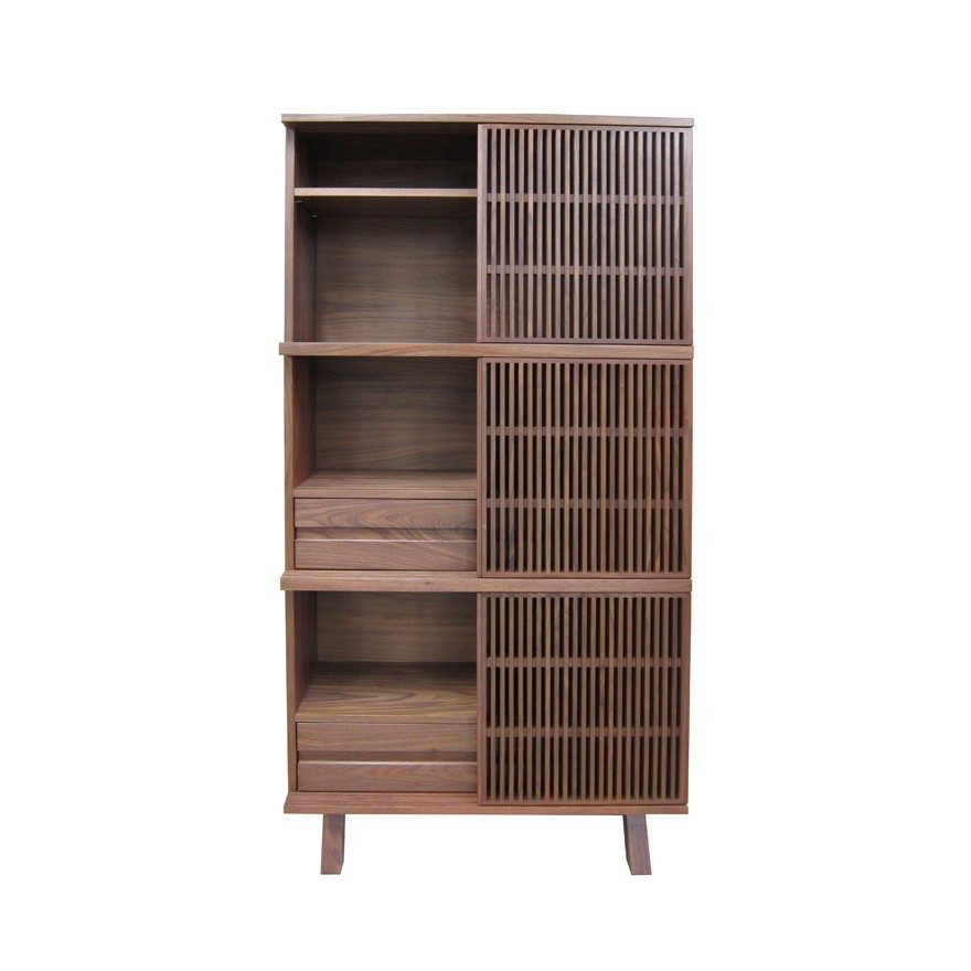 高櫃, 書架書櫃, Air Division 新加坡獲獎實木家具, 極簡設計家具 Telegramme 高櫃-10