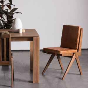 餐椅, 書桌椅, Karpenter 義大利設計家具, 北歐家具 | Vintage Tribute 植鞣皮革餐椅-28