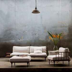 沙發, District 8 摩登工業復古家具, 工業風家具 Distrikt 煙燻橡木腳凳-27