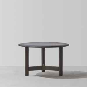 咖啡桌, 邊几, District 8 摩登工業復古家具, 工業風家具 Stilt 栗黑橡木黃銅圓邊几-21