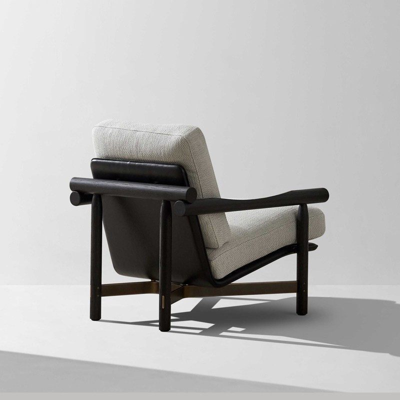 沙發, 休閒椅, District 8 摩登工業復古家具, 當代設計家具 Stilt 橡木單人沙發-12