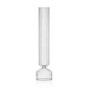 Ichendorf 米蘭設計玻璃製品 BOUQUET 透明花瓶 – 豎紋/高-26