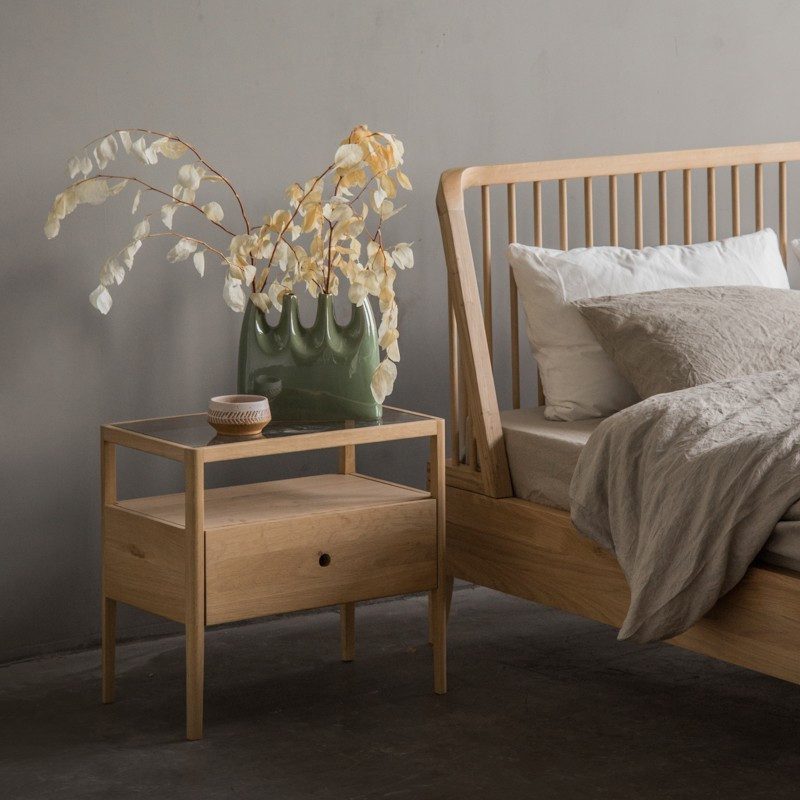 睡個好覺吧！Have a Sweet Dream, 床頭櫃, 比利時原木實木家具｜Ethnicraft, 極簡設計家具 Spindle 床頭櫃-12