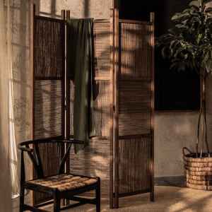 鏡子 | 屏風, dBodhi 工業風家具, 靈魂老柚木家具 Coco 寧靜韶光編織屏風-36
