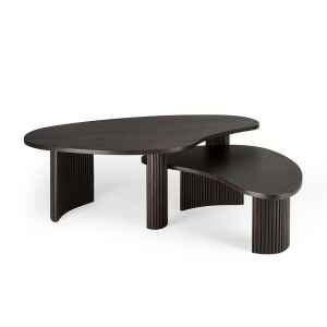 咖啡桌, 比利時原木實木家具｜Ethnicraft, 極簡設計家具 Boomerang 桃花心木咖啡桌-26