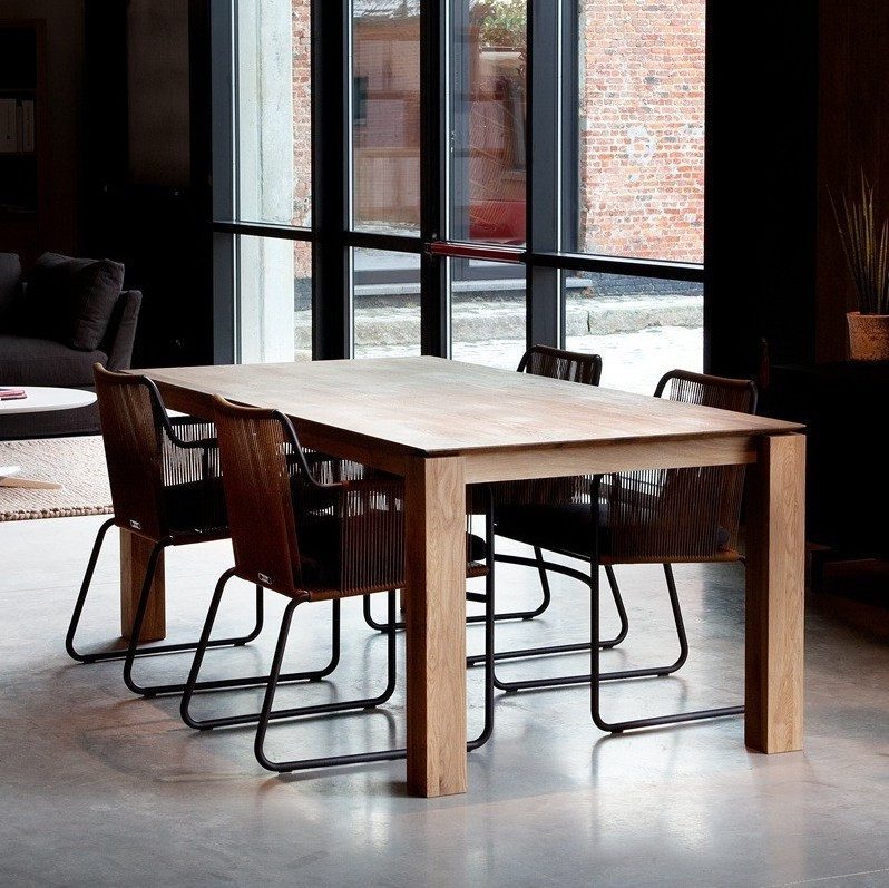 實木餐桌, 比利時原木實木家具｜Ethnicraft, 極簡設計家具 Slice 餐桌-9