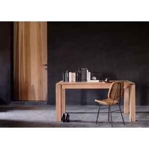 實木餐桌, 比利時原木實木家具｜Ethnicraft, 極簡設計家具 Slice 餐桌-16