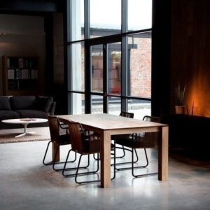 實木餐桌, 比利時原木實木家具｜Ethnicraft, 極簡設計家具 Slice 餐桌-18