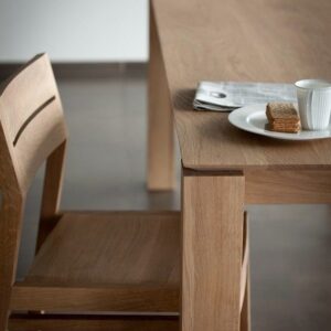 實木餐桌, 比利時原木實木家具｜Ethnicraft, 極簡設計家具 Slice 餐桌-19