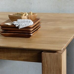 實木餐桌, 比利時原木實木家具｜Ethnicraft, 極簡設計家具 Slice 餐桌-21