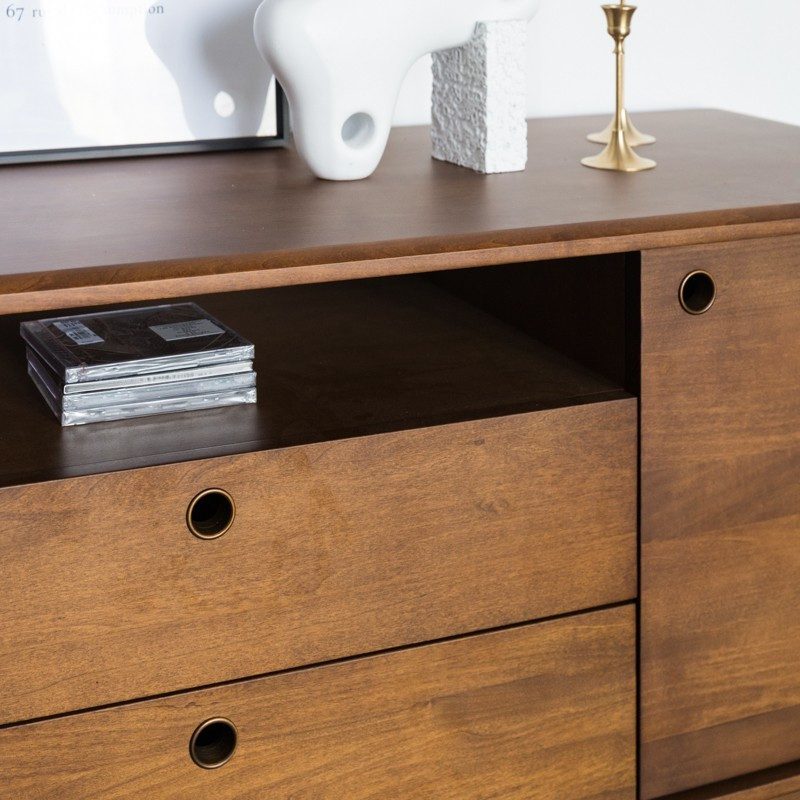 玄關, 邊櫃, Retro 復古摩登實木家具, 北歐家具 | Vintage Retro 兩門兩抽邊櫃-11