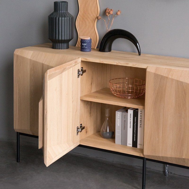 邊櫃, 比利時原木實木家具｜Ethnicraft, 極簡設計家具 Stairs 邊櫃-13