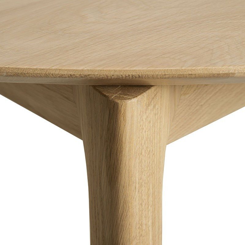 實木餐桌, 比利時原木實木家具｜Ethnicraft, 極簡設計家具 Bok 中開延伸圓桌-15