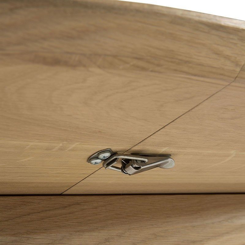 實木餐桌, 比利時原木實木家具｜Ethnicraft, 極簡設計家具 Bok 中開延伸圓桌-14